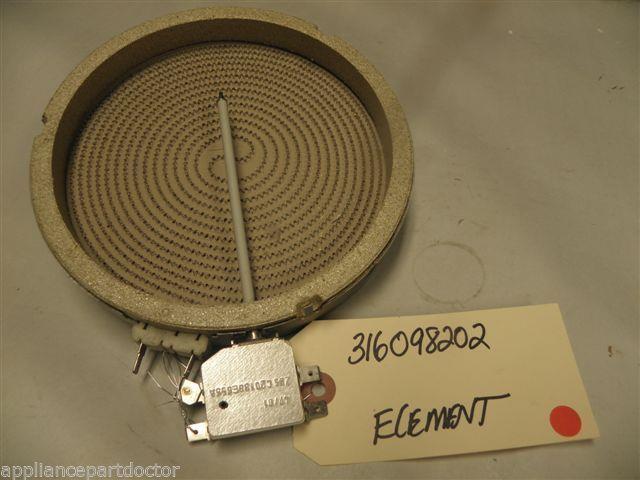 FRIDGIDAIRE STOVE 316098202 316098203 318178103 ELEMENT USED PART ASSEMBLY FRIDGIDAIRE STOVE 316098202 316098203 318178103 ELEMENT USED PART ASSEMBLY